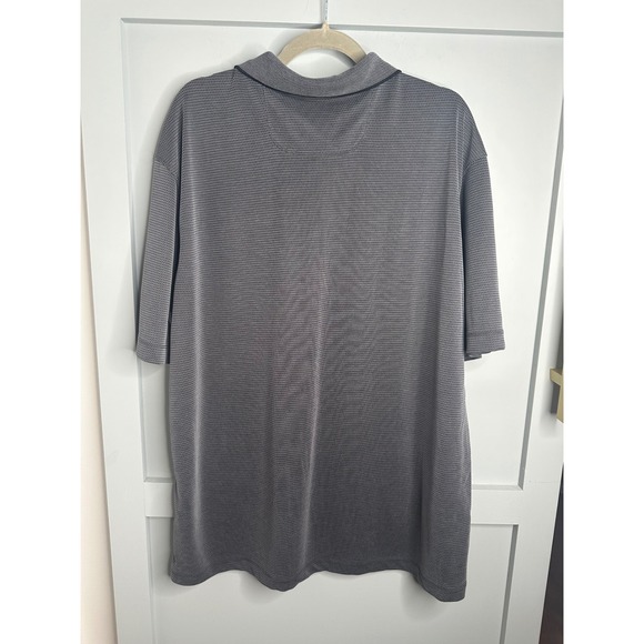 Tommy Bahama Gray Patterned Golf Polo Shirt Mens XXL/TTG Short Sleeve‎ - Picture 10 of 11
